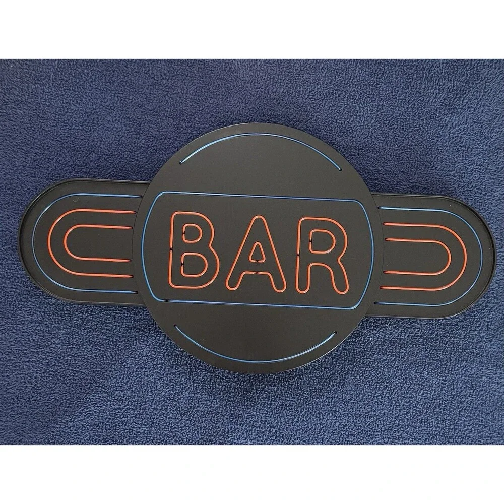 Illuminated “BAR” Sign-19” X 10”-Batteries Inlcuded -Mancave/Bar